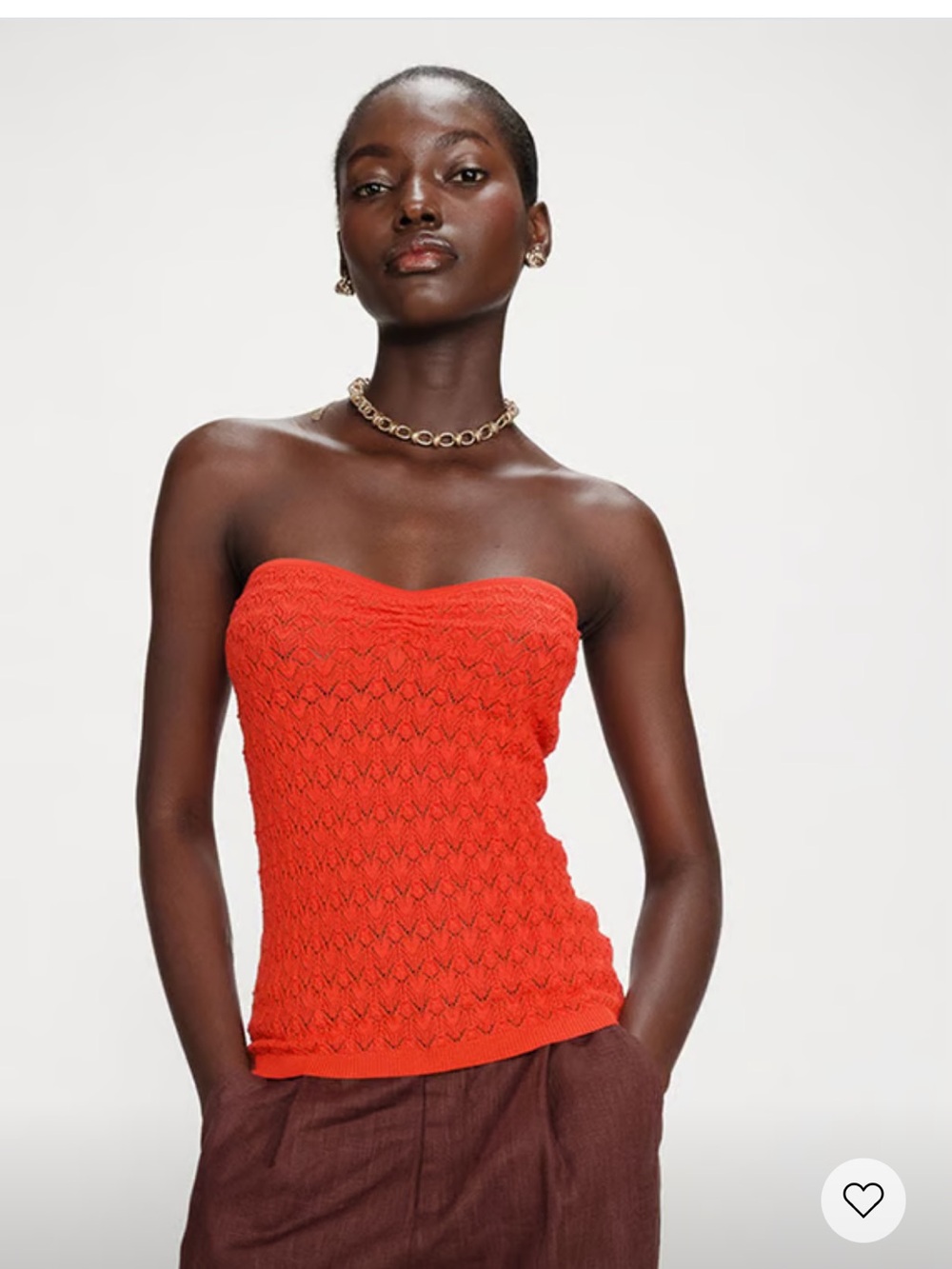 Grace & Mila VALAZZIO Fitted strapless sweetheart bustier top